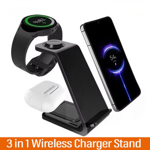 Venta caliente de fábrica soporte de cargador inalámbrico rápido para iPhone 16-12 Samsung S20 <span class=keywords><strong>Apple</strong></span> <span class=keywords><strong>Watch</strong></span> 8/7 Samsung Galaxy 6/<span class=keywords><strong>5</strong></span> estación de carga - Product Image 2