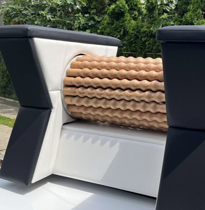 Rodillo de masaje de estructura ondulada inteligente Silla de masaje de máquina de rodillo de masaje de diseño portátil - Product Image 6