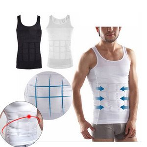 Faja Moldeadora Reductora para <span class=keywords><strong>Hombre</strong></span>, <span class=keywords><strong>Chaleco</strong></span> Quemagrasas, Ropa Interior Modeladora, Corsé, Top Entrenador de Cintura, Camiseta Moldeadora Muscular - Product Image 2