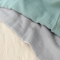 Couverture surdimensionnée en coton biologique GOTS, super king size, ultra absorbante, en crêpe, pour lits, pour garçons et filles, vente en gros, personnalisable