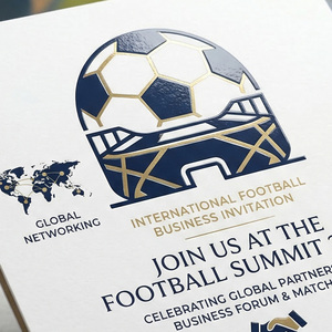 Cartes <span class=keywords><strong>d</strong></span>'<span class=keywords><strong>invitation</strong></span> créatives pour la Coupe du Monde <span class=keywords><strong>de</strong></span> Football, conception personnalisée, impression UV, <span class=keywords><strong>carte</strong></span> <span class=keywords><strong>de</strong></span> vœux en papier pour les rassemblements des supporters - Product Image 2