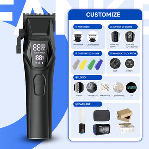 Set Profesional de Afeitadora Eléctrica y Recortadora de Pelo para Hombre, Recargable y Resistente al Agua - Product Image 5