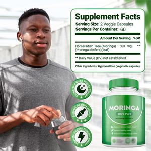 Iso Fabriek Oem Superfood Rijk <span class=keywords><strong>Moringa</strong></span> Poeder Organische <span class=keywords><strong>Moringa</strong></span> Capsules <span class=keywords><strong>100</strong></span>% <span class=keywords><strong>Pure</strong></span> <span class=keywords><strong>Moringa</strong></span> Poeder Capsules - Product Image 4