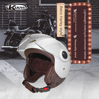 Casque de scooter double sport vintage classique Nouveau design spécial en matériau ABS pour l'équitation