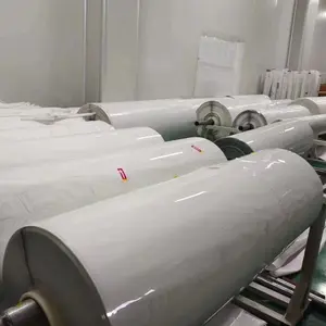 פלקסוגרפיה 120gsm 140gsm מבריק מאט אקו ממס Pvc להדפסה גליל מדבקת ויניל עמיד למים