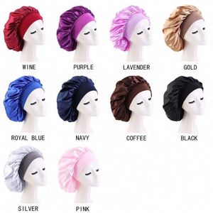 Bonnet en satin à large bande élastique réglable pour femmes - Multifonctionnel, toutes saisons, pour affaires et soirées - Product Image 6