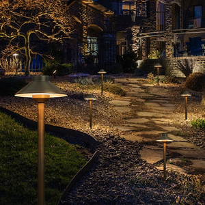 Die-Cast Brass LT2401 Low Voltage 12V AC/DC Path Area Light Landscape <strong>Lighting</strong> Fixture with G4 LED Bulb for <strong>Outdoor</strong> <strong>Lighting</strong> - Product Image 2