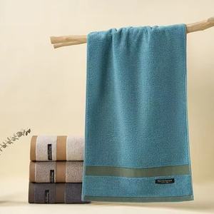 Toptan yumuşak yüz havlu % 100% pamuk % banyo havlusu kişiselleştirilmiş dokuma Logo dayanıklı spor salonu havlu - Product Image 3