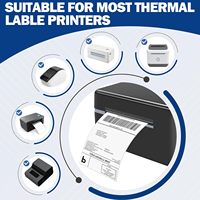 Recycelbare Thermoetiketten-Aufkleber 100*150, Thermopapieretiketten 10x15, Selbstklebende Thermopapier-Etiketten