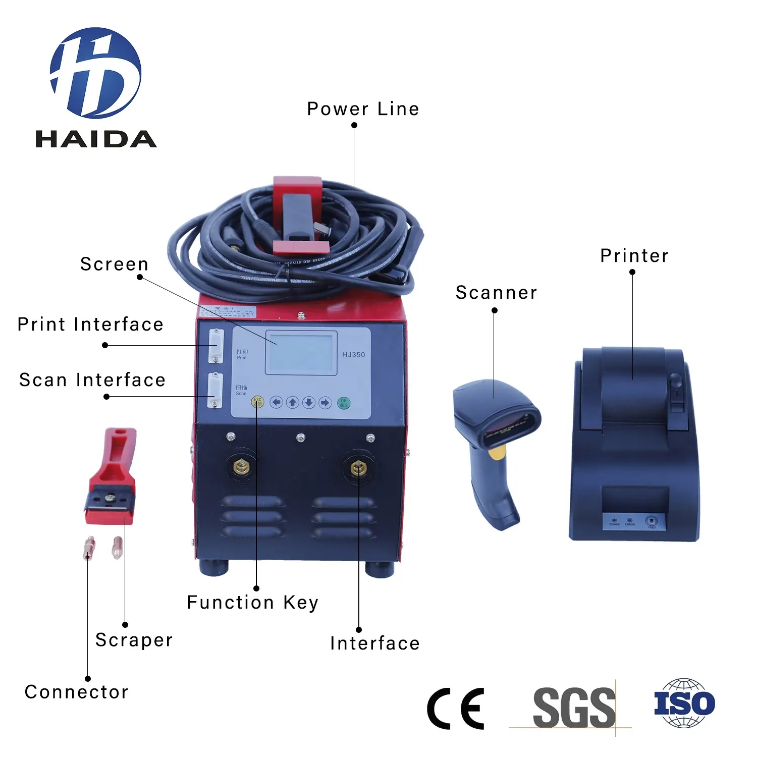 Máquina de soldadura por electrofusión completamente automática HD-NB315