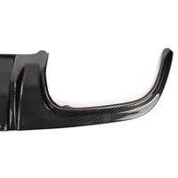 Lèvre de diffuseur de pare-chocs arrière en fibre de carbone pour Mercedes W204 pré lifting classe C C180 C200 C250 C350 2007 2008 2009 2010