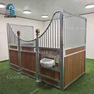 Kit kios kuda Modular elegan panel stabil Premium tahan lama gudang kustom sistem kios portabel untuk Baring kuda mewah - Product Image 1