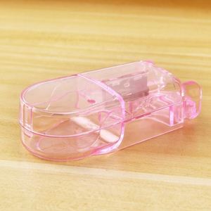 Distributeur de pilules portable classique – Organisateur de comprimés facile à diviser – Boîte de rangement pour médicaments pour seniors – Étui à pilules en plastique transparent personnalisable - Product Image 3