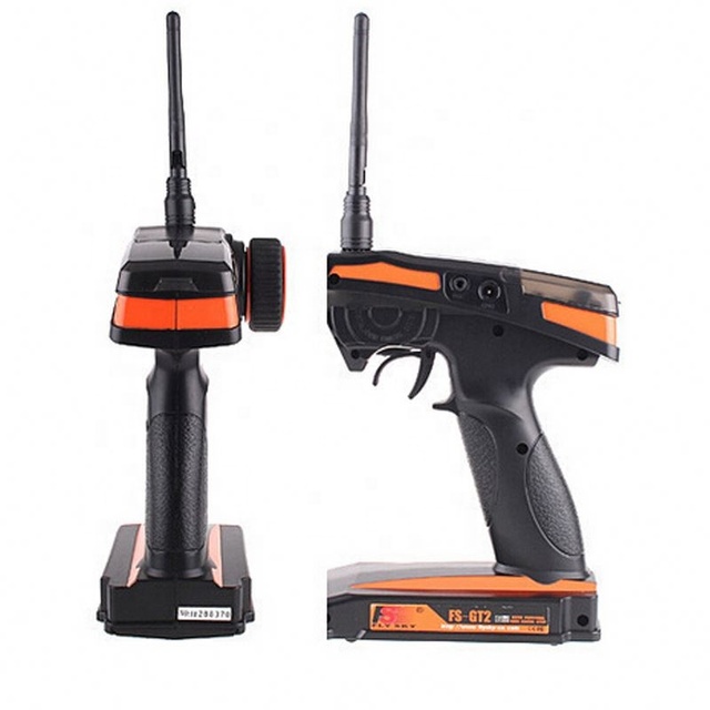 Flysky FS-GT2 FS GT2 2.4G 2CH Gun RC System Transmitter/Controller With 3 Channels Receiver for Rc Car