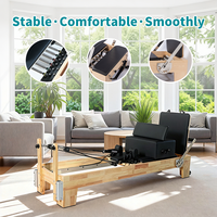 Lit de Pilates en bois d'érable, Reformer, Cadillac, Chaise, Correcteur de colonne vertébrale, Kit Reformer Pilates Premium en promotion