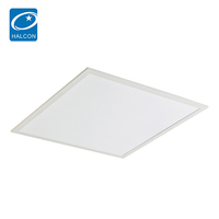 Panneau lumineux Led carré encastré à longue durée de vie, 2 pieds, 4 pieds, 20w, 30w, 40w, 50w