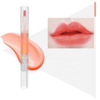 Vente en Gros de Tubes de Brillant à Lèvres 5ml avec Boîte et Logo Lèvres roses Brillant à Lèvres à Lumière Permanente Tatouage Après-Soin Marque Privée