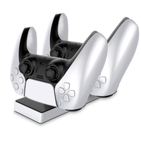 Chargeur personnalisé pour manette de jeu playstation 5, double Station de charge, avec indicateur Led, Joystick