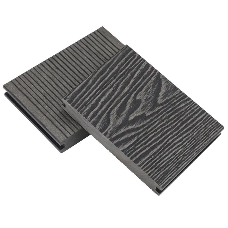 2023 Hot Sale Cheap Price Outdoor WPC Material Embossing Decking Board wpc decking