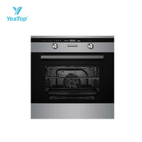Four encastrable électrique en acier inoxydable 70L avec grill, ventilation par convection, minuterie, appareil électroménager