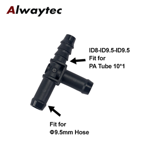 Adaptateur de ligne rapide pour automobile, 3 voies, en plastique, séparateur de tuyau en forme de <span class=keywords><strong>T</strong></span> adapté au connecteur d'injecteur de ligne de carburant - Product Image 2