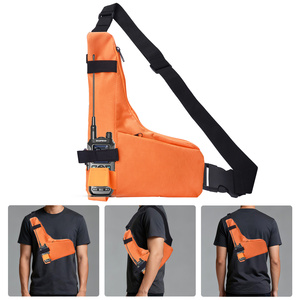 Bolsa de Pecho Impermeable ABBREE PT-17 de Gran Capacidad, Forma de L, Portátil para Radio Bidireccional BAOFENG UV-21 PRO UV-5R Mini - Product Image 6