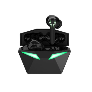 หูฟังเกมมิ่ง TWS พร้อมเคสชาร์จไฟแบบมีแสงสีสันสวยงาม เสียงเบสหนักแน่น ความหน่วงต่ำ แบตเตอรี่ใช้งานได้นาน หูฟังไร้สาย - Product Image 1