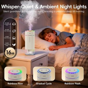 Rechargeable Humidifier Dual Mist Cool Mist Humidifier with 4000mAh <b>Battery</b> - Product Image 5