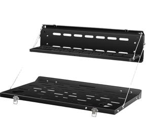 Mesa de puerta trasera de doble capa para <span class=keywords><strong>Ford</strong></span> <span class=keywords><strong>Bronco</strong></span> 2021 2025-2/4, estante de carga plegable trasero para puerta, estante de almacenamiento, accesorios de Panel MOLLE - Product Image 1