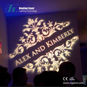 100W/150W pubblicità segnaletica stradale proiezione laser proiettore personalizzato gobo sign - Product Image 2