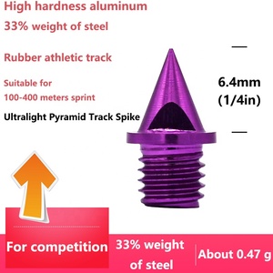 <span class=keywords><strong>Pointes</strong></span> d'athlétisme en aluminium 1/4 "Longueur Ultralight Pyramid Track Spike Shoes Remplacements pour <span class=keywords><strong>Cross</strong></span> <span class=keywords><strong>Country</strong></span> - Product Image 6