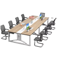 Table de conférence moderne de luxe haut de gamme et ensemble de chaises modernes pour écoles et conférences pour hôtels hôpitaux