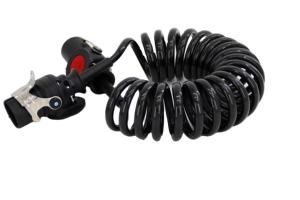 Câble en spirale électrique de fil enroulé de l'ABS 5 Pin 7 pour la ligne de connexion de <span class=keywords><strong>remorque</strong></span> - Product Image 3