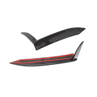 Séparateur de pare-choc arrière en Fiber de carbone, 2 pièces, pour Porsche 991, 911 Carrera 4 GTS 991 T 3.0, 2017 — 2019