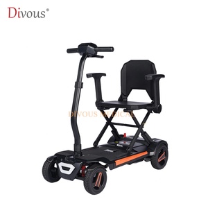 Electric <b>Folding</b> Elderly Mobility Scooter NFC Unlocked LCD <b>Screen</b> Display for Disabled People Elderly - Product Image 1