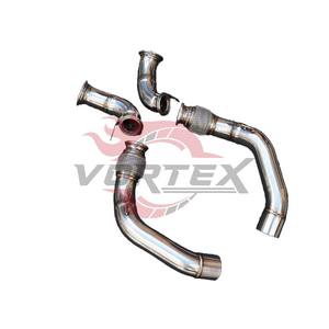 Collecteur d'échappement sport haute performance en acier inoxydable poli miroir Vortex pour M5 F90 4.4T V8 S63 2018-2026 Racing Sport Turbo - Product Image 4