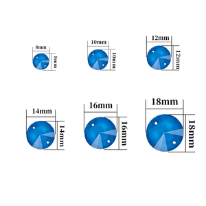 Cristalli Rivoli K9 all'Ingrosso, Strass da Cucire 8mm-14mm per Lavorazione di Abiti, Abiti da Sposa e Altri Accessori d'Abbigliamento - Product Image 6