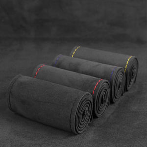 غطاء عجلة قيادة عالي الجودة من الجلد الناعم مخيط يدويًا يناسب 99% من السيارات، تصميم فاخر - Product Image 5