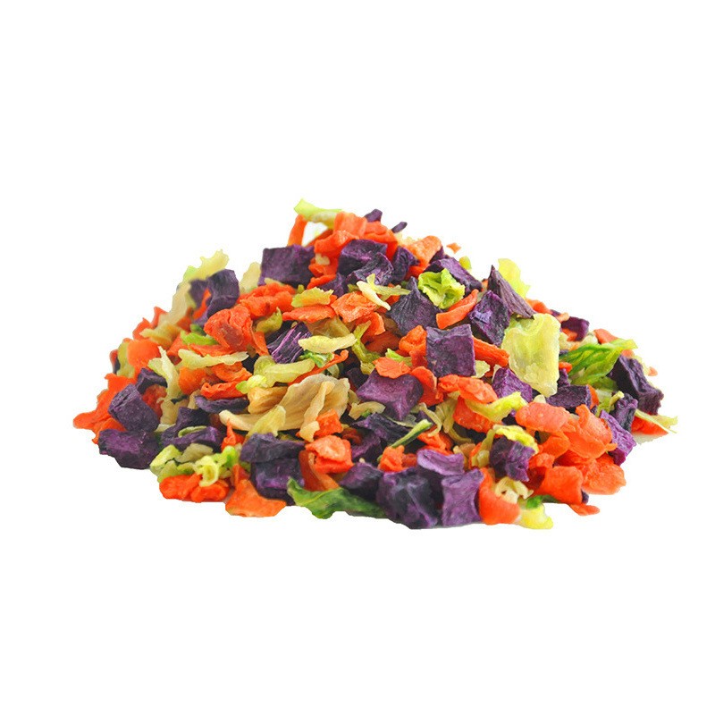 Fruits and vegetables freeze-dried pets snacks pets food companion food mix package freeze-dried pets treats