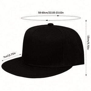 Casquette de sport unisexe imperméable pour l'extérieur, style hip-hop, à visière plate, promotionnelle, pour le basketball, profil haut, 6 panneaux, vente en gros - Product Image 4