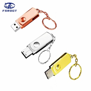 2025 New Rotating kim loại USB Memory Stick Pendrive 8GB 16GB 32GB 128GB & 256GB năng lực USB 2.0 giao diện ổ đĩa flash - Product Image 2
