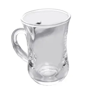 대량 작은 미니 절연 라운드 짧은 디저트 투명 유리 머그잔 마시는 차 커피 물 유리 컵 유리