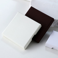 Boîte d'emballage portable en papier épais pour bijoux, bagues, montres et lunettes