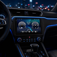 Écran QLED 9 pouces 2 Din 8 cœurs 4G WiFi GPS Navigation Autoradio Lecteur multimédia Android