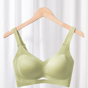 Sujetador de Copa 3/4 Ultrafino con Push-Up en Forma de V, de Seda Helada, Cómodo, Sin Costuras, Inalámbrico, Transpirable, de Alta Calidad, con Pedrería - Product Image 4