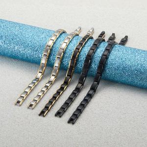Bracelet Bio Magnétique <span class=keywords><strong>Gourmette</strong></span> de Guérison des Chakras, <span class=keywords><strong>Bijou</strong></span> Mantra Yoga Premium, Thérapie Santé et Mode pour Femme - Product Image 5