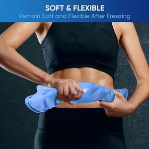 Reusable <b>Foot</b> Gel <b>Ice</b> <b>Packs</b> Flexible Double-sided Pain Relief & Stress Relief <b>Ice</b> <b>Packs</b> (S 1PK) - Product Image 5