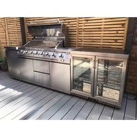 Barbecue jardin armoires de cuisine arrière-cour mobilier d'extérieur caravane moderne armoires de cuisine Design armoires de cuisine en acier inoxydable