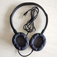 Casque d'écoute d'aviation en silicone avec coussinets d'oreille et bandeau réglable, confortable et adapté à différentes tailles de tête