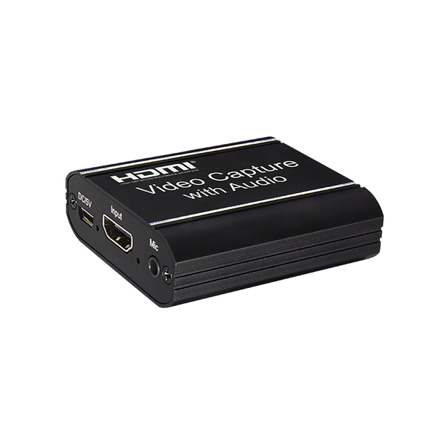 Game Capture,Live Video Capture Device, 4K with audio compatible Win/Android/MacOS with VLC/OBS/Amcap